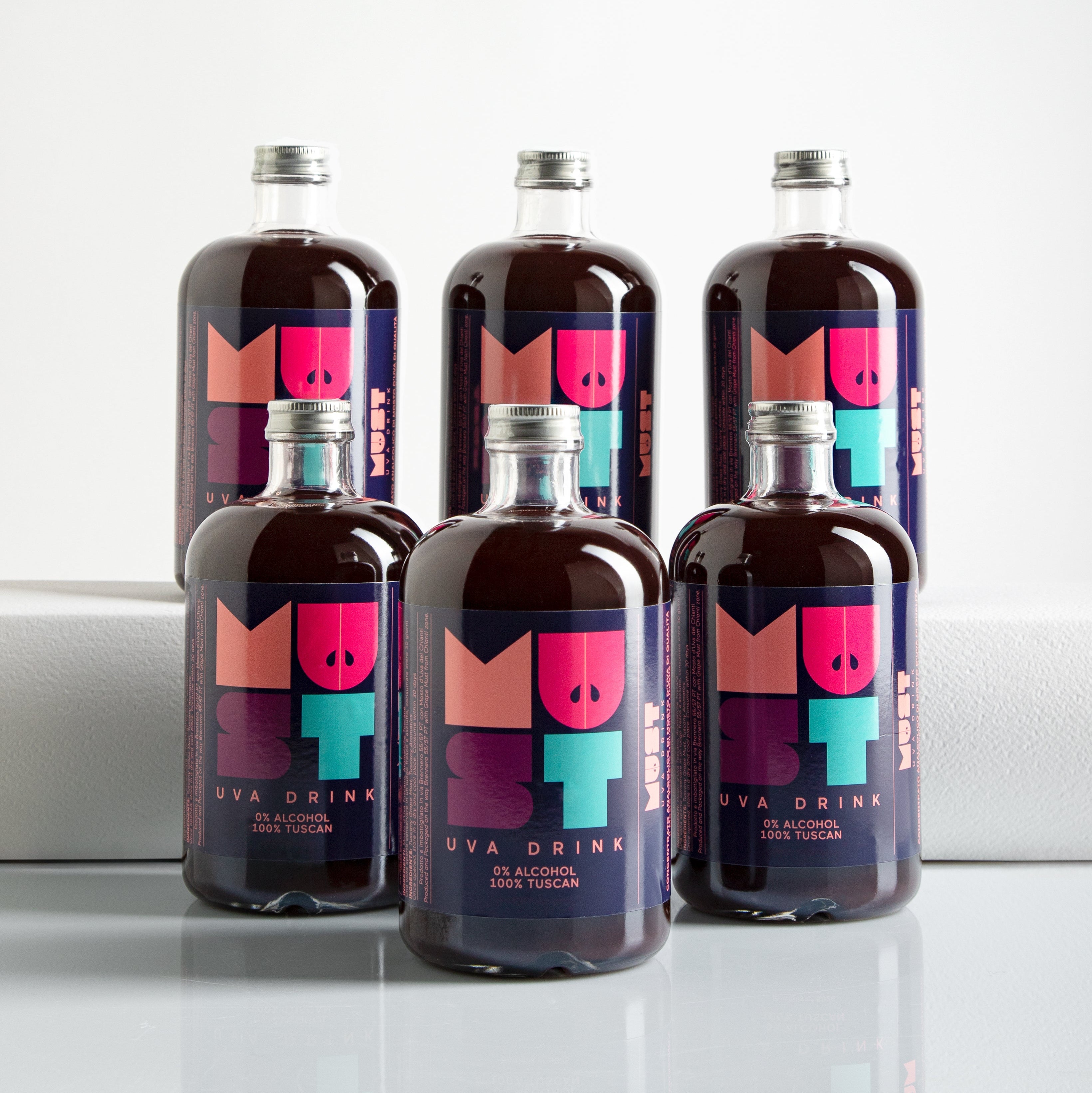 Must Uva Drink set 6 Bottiglie da 50 cl