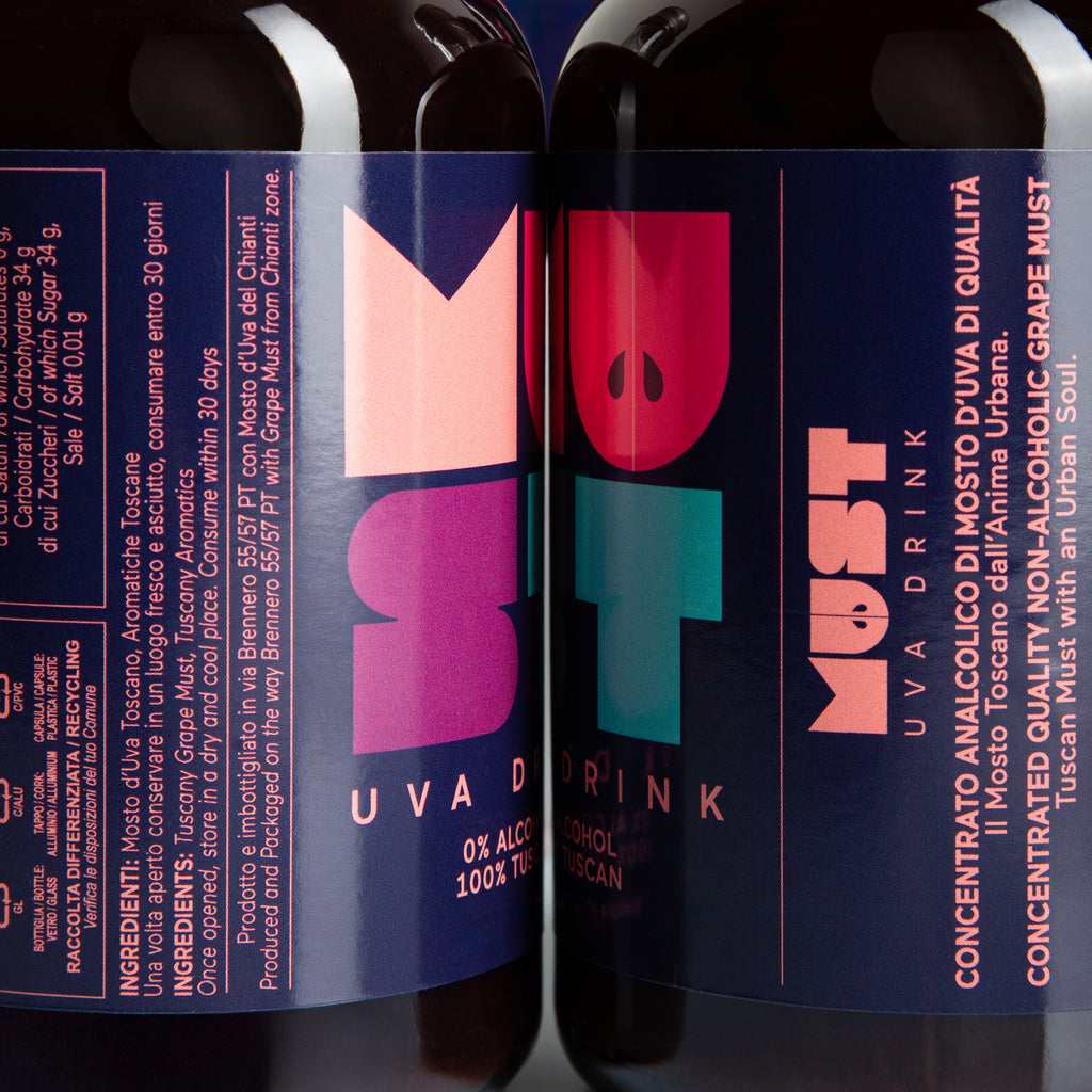 Must Uva Drink set 2 Bottiglie da 50 cl