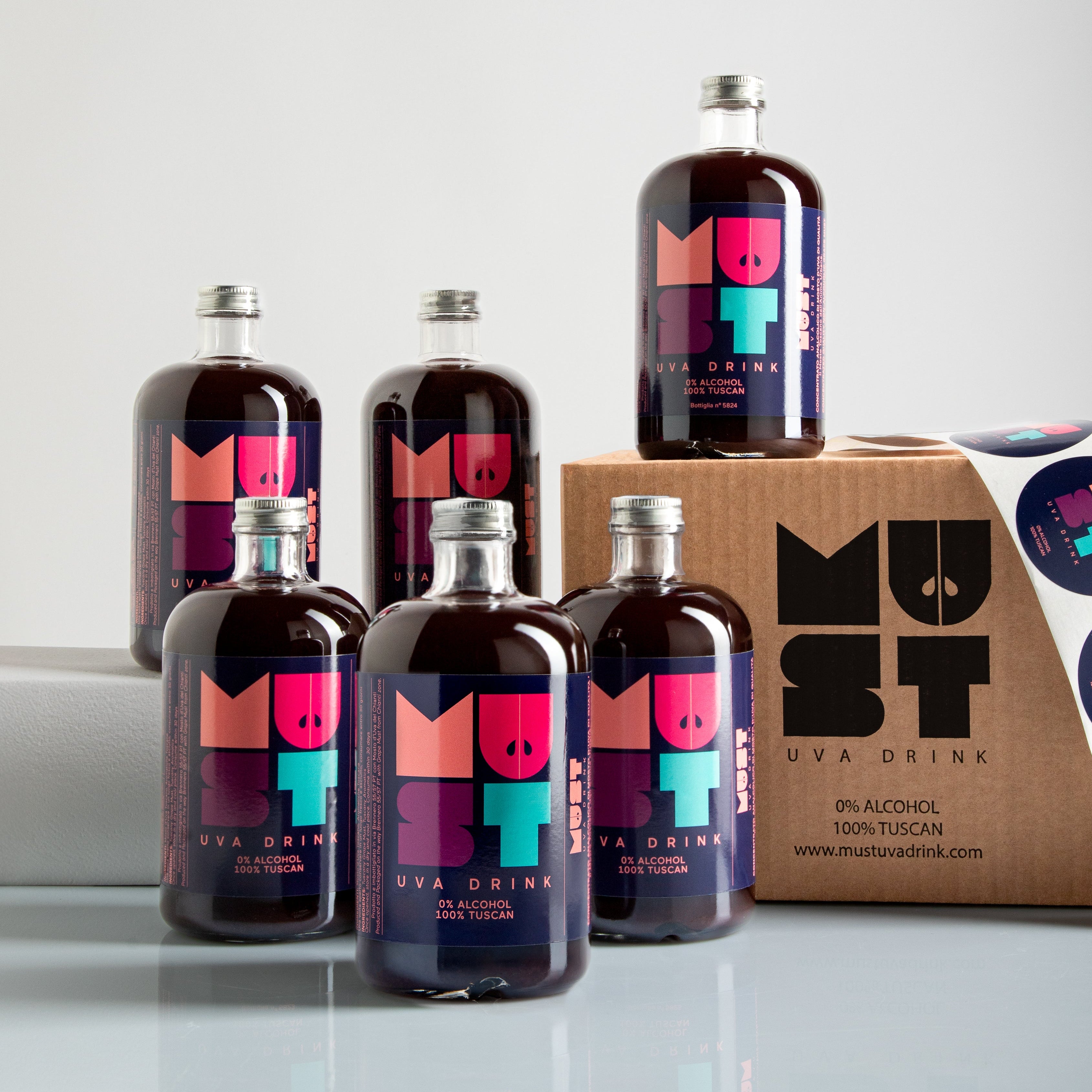 Must Uva Drink set 6 Bottiglie da 50 cl