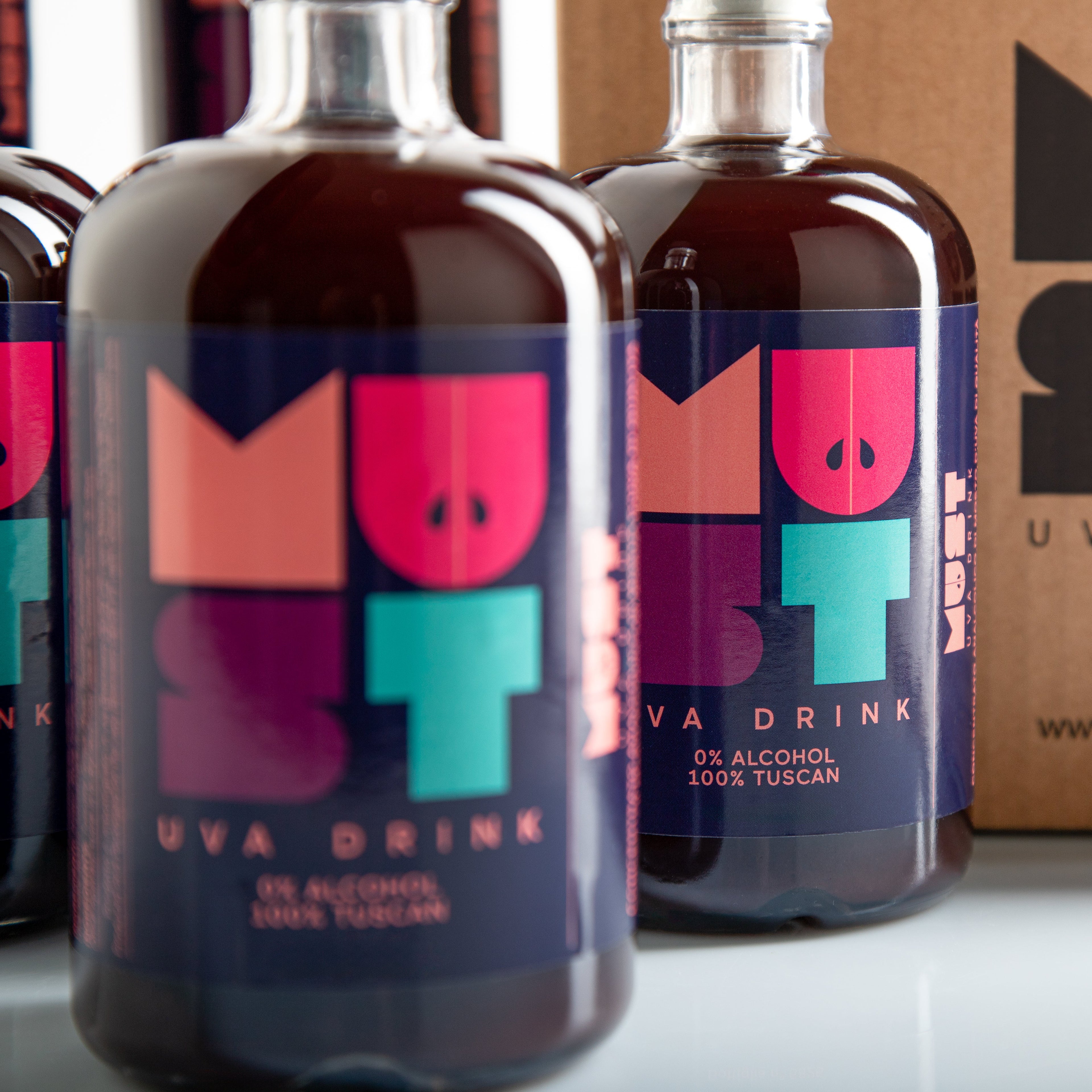 Must Uva Drink set 6 Bottiglie da 50 cl