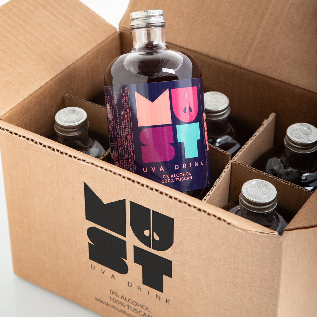 Must Uva Drink set 6 Bottiglie da 50 cl