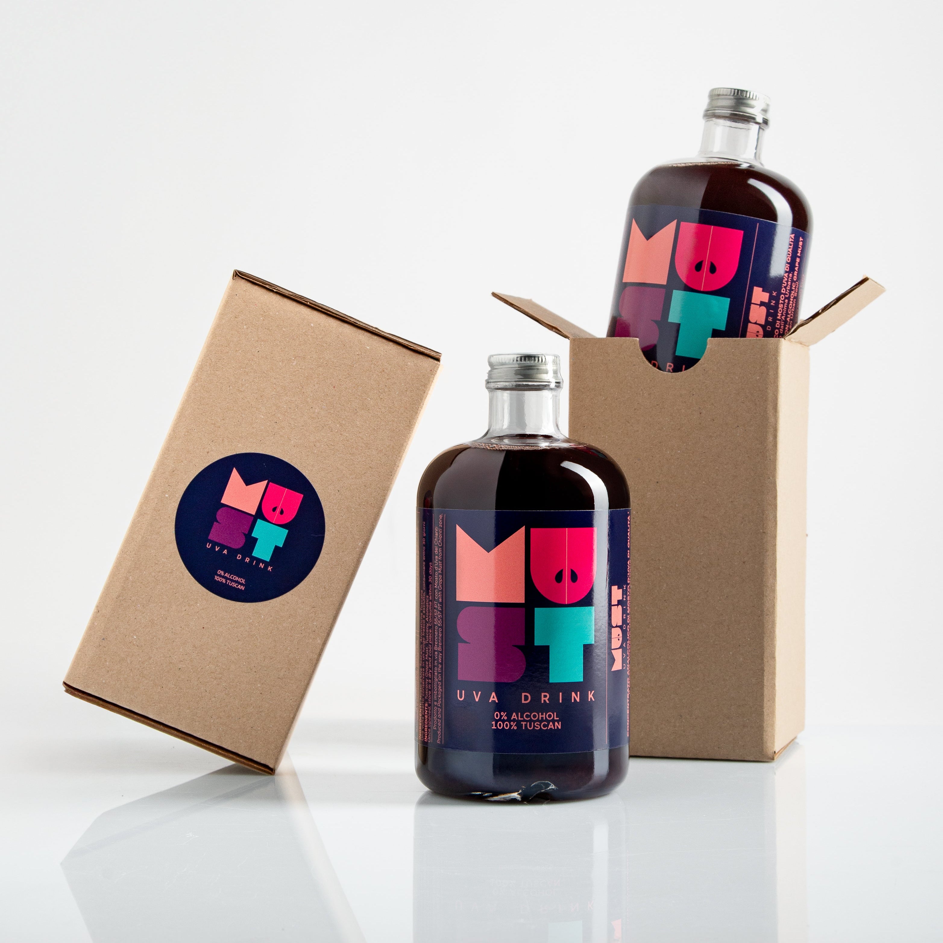 Must Uva Drink set 2 Bottiglie da 50 cl